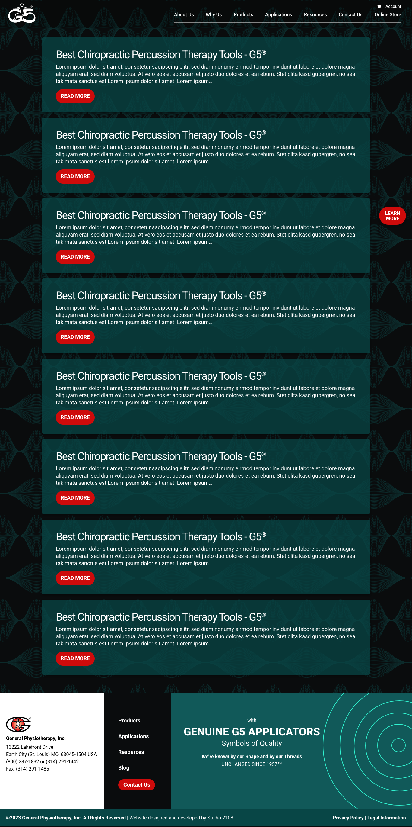 G5 Redesign - Blog
